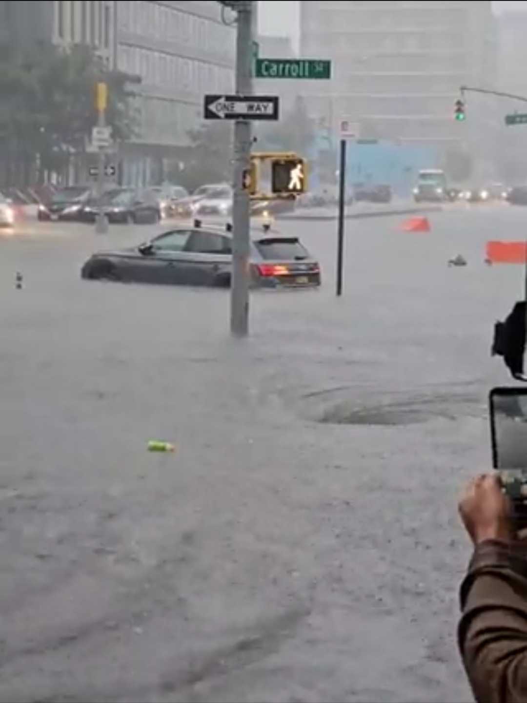 Torrential Rain Tore Through New York, The City Hit With Flash Flood ...