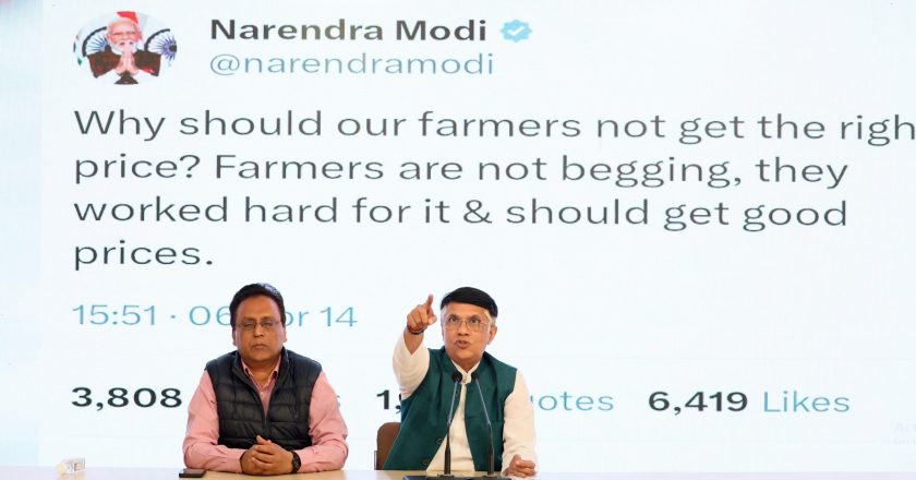 Congress Reminds PM Modi Of His Pre-2014 Promises To Farmers, Condemns Blocking Of Social Media Handles
