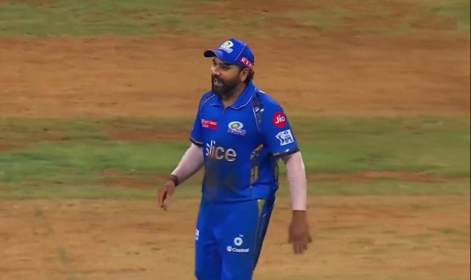 Rohit Sharma in action (Courtesy: Screengrab/X)